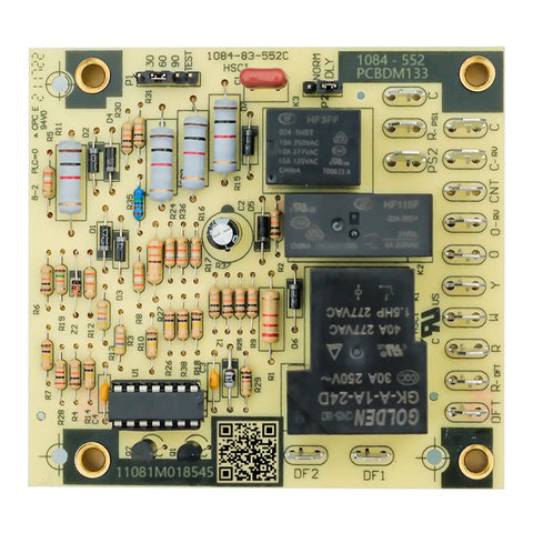Defrost Control Board PCBDM133S Replacement For Heat Pumps And Furnaces close-up showing circuit components