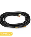 Beefy Heavy Duty Hydraulic Steering Oil Pipe For Outboard Engine 80FT Hardware System ZA0300 Compatible Marine Steering Line High Pressure Flexible Hose For Boat All Weather Performance