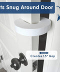 Soft EVA Foam Finger Pinch Guard Door Stopper 4 Pack Easy C Shape Baby Proofing Guard That Fits Any Door Prevents Injuries