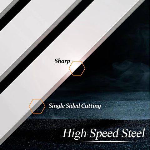 Ultra Sharp 15 Inch HSS Planer Blades Replacement Set Of 6 For 15 Inch Planers showing sharp edge detail