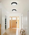 LED Ceiling Light Crystal Chandelier Dimmable Flush Mount With Modern Crystal Raindrop Pendant Lamp ETL Listed illuminated hallway