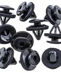 10-pack black plastic fender/trim rivet retainers with foam seal for Subaru