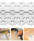 Beefy Heavy Duty Cabinet Door Hinges Set 4 Pcs Zinc Alloy Small Craft Hinges For Drawing Board Precision Craftsmanship