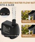 27 Inch Tall Outdoor Barrel Water Fountain With Two Tier Cascading Waterfall And Electric Recirculating Pump Bronze Garden Decor For Patio Yard Porch Or Landscape Creates Soothing Sound And Relaxing Outdoor Vibe with adjustable water flow rate feature