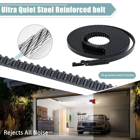 234 Inch Garage Door Drive Belt For 7 Foot Doors, Heavy Duty Opener Belt Compatible With Chamberlain LiftMaster Sentex Whisper