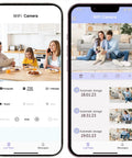 Sleek Pocket Spy Camera Delivering Crisp 4K HD Footage With Smooth Live Audio Feed And Solid Infrared Night Vision For Your Legit Home Security Monitoring on smartphone app showing family.