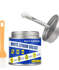 All-Purpose Lithium Grease 60ml with Brush Pro Grade Garage Door and Bike Lubricant for Hinges Bearings Gears Track Rails jar