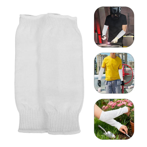 Heavy Duty Cut Resistant Arm Sleeves With Scratch And Dog Bite Shield Breathable HPPE Forearm Guards For Gardeners Mechanics And Chefs Thin Skin Safe Reusable Gear Built Like A Tank Ready For The Grind