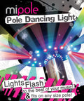 Dance Pole LED Light For 45mm And 50mm Poles With Sound Reactive And Constant On Modes Battery Powered No Plug Needed Easy Install