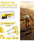 Hydraulic Bike Brake Bleed Kit for Shimano, SRAM and Magura Pro Grade MTB and Road Bike Bleeding Tool Set With storage case