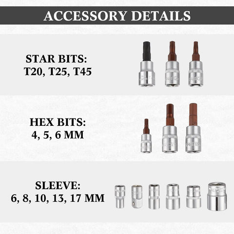 Motocross Tool Kit 26 Piece Set With Wrenches Hex Bits Sockets Screwdrivers T Handle Driver Drive Adapter Needle Nose Pliers Cable Ties And Carry Case For Quick On The Go Bike Repairs star bits hex bits sleeve
