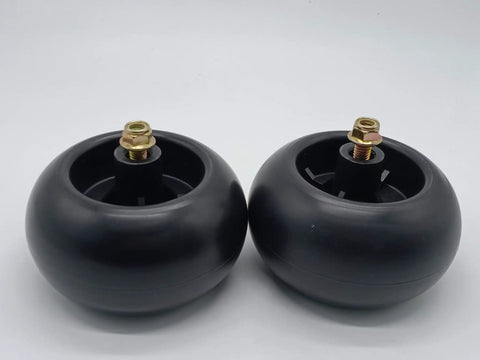 Heavy Duty Deck Rollers With Solid Shoulder Bolts And Lock Nuts For Zero Turn Mowers And Riding Tractors Ultra Smooth Gliding Wheel Repair Kit For Yard Hustlers Everywhere