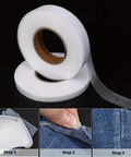 One Roll No Sew Hemming Tape With Heat Fusible Bonding, Double Sided Tape, DIY Crafts, 0.39 Inch Wide, 54.6 Yards Long