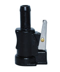 Yamaha Compatible Fuel Hose Fitting Five Sixteenth Inch Barbed Connector for Marine Fuel Lines, black acetal