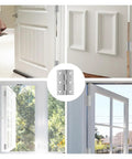Stainless Steel Universal Door Hinges 1 To 4 Inch Set For Doors Cabinets Drawers And Furniture, Rust Resistant and Durable