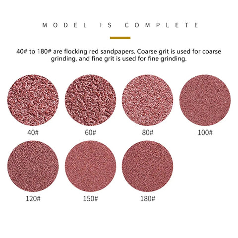Top Tier 9 Inch Sandpaper Discs 50 Pack With Hole Ventilation Hook Loop Design For Smoothing Plasterboard Seams And Refinishing Hardwood Floors Fast Results, red sandpaper grits 40 to 180.