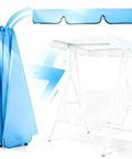 Durable 420D Oxford Canopy Replacement Cover For 2-3 Seater Outdoor Garden Swings Built To Last Weatherproof Waterproof UV Shield