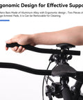 Clip On Aero Bar For Road Bikes Aluminum Alloy Armrest Handlebars with Sponge Pads showing ergonomic design