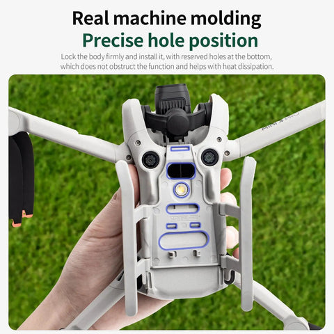 Mini 4 Pro Landing Gear Foldable For DJI Mavic Mini 4 Pro Drone shown with precise hole position for easy fit