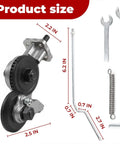 Drill Nibbler Sheet Metal Cutter Attachment For Drills Precision Metal Slitter For Cutting Steel Aluminum Copper And Vinyl Fast Pro Grade Clamp On Tool For DIY Projects Home Shop Must Have Durable Easy Pass Through Cuts with dimensions and tools
