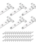 Six Pack Marine Grade T Hinges Heavy Duty T Hinge 6x3 Inch Stainless Steel Boat Hinges with screws for outdoor use