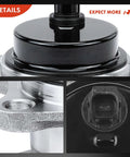 Close-up of Rear Wheel Bearing And Hub Assembly Kit With ABS for Toyota Yaris 2006 2014 Prius C 2012 2019 Scion IQ 2013