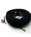 Pro Grade 250 Amp Water Cooled WP-20 25R TIG Torch Package With 25 Ft Power Cable Water Hose And Gas Hose Plus Fully Loaded Accessory Kit