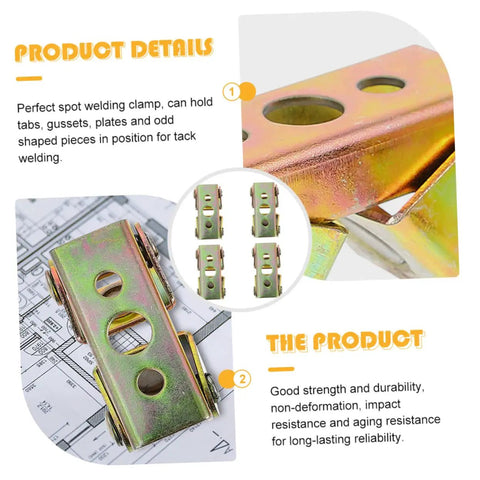 Stainless Steel Magnetic Welding Panel Clamps Set Adjustable Corner Fixtures Built Tough For Precision Positioning And Secure Holding 4 Piece Magnetic Fixture Grips For Metal Fabrication