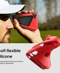 Golfer using Silicone Case For Pro X3 X3 Plus Golf Laser Rangefinder Red Protective Cover Durable Case With Snug Fit