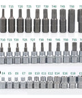 34 Pc Pro Torx Star Socket And Bit Set With Male And Female Security Bits Drive Hand Tool Kit For Heavy Duty Auto Repair And Tough Bolt Loosening Tasks, T10-E20