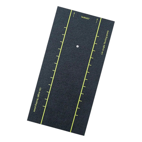 Golf Club Lie Fitting Board With Targets And Textured Surfaces, Pro Grade Swing Training Aid for Feedback on Irons and Wedges.