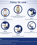 Watch Back Closer Tool For Easy Clasping And Case Closure Portable Wrist Watch Press usage instructions