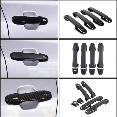 Heavy Duty Car Door Handle Cover Protection Guard Compatible Subaru Ascent 2019 2025 Easy Install No Tools Needed Shields From Scratches Dust Oxidation matte black 8-piece set