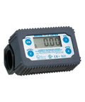 TT10PN 1 Inch Digital Inline Turbine Chemical Transfer Meter With 2 To 35 GPM 7.6 To 132.5 LPM Flow Polymer Body