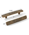 Six Pack 3 Inch Antique Brass Zinc Alloy Cabinet Drawer Pulls For Sideboard Jewelry Box Kitchen And Bathroom Furniture Cabinet Hardware Handles With Vintage Bronze Finish And 3 Inch Screw Hole Center For Easy Upgrades