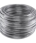 18 Gauge Galvanized Hobby Wire 110 Ft Coil, Heavy Duty 25 Lb Strength Steel Utility Wire for Garden Support and DIY Projects
