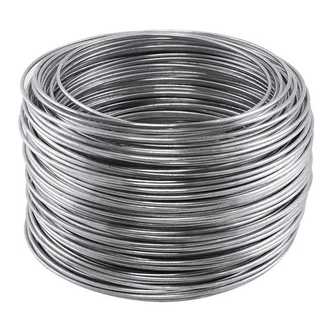 18 Gauge Galvanized Hobby Wire 110 Ft Coil, Heavy Duty 25 Lb Strength Steel Utility Wire for Garden Support and DIY Projects