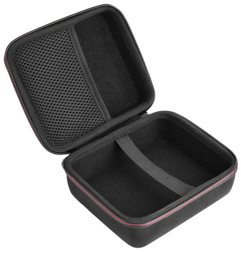 Straight Up Eva Hard Travel Case For Tesla Ccs1 J1772 Charging Adapter slick carry pouch interior view with divider