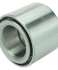 Close-up of a component from Rear Wheel Bearing And Hub Kit Set For Subaru Forester 1998 2008 Impreza 1993 2007 Legacy 1990 1999.