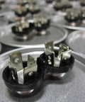 Heavy Duty Rotary Phase Converter 15 Hp One To Three Phase Smart Series For Cnc Machines And Dust Collectors metal connectors on black bases