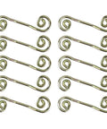 Top Shelf Quarter Turn Fastener Springs Pack Of 10 For Super Button Hardware Easy Pop Rivet Mount Heavy Duty Step Design Eye To Eye 1 3 8 Rock Solid Quick Install, steel springs in a pack of ten.