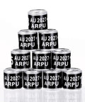 100 Pieces Black Aluminum Pigeon Leg Rings For Bird Identification And Training, 2027 ARPU Serial Number Bands