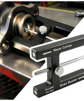 Shop Grade Aluminum Brake Booster Adjustment Tool With Strong Magnet And Precision Push Rod Distance Gauge for master cylinder alignment.