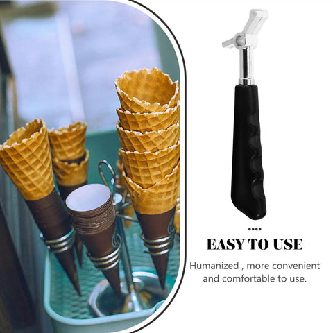 Adjustable Ice Cream Machine Lever Replacement Handle and waffle cones for soft serve makers