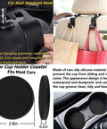 Beast Mode 142.5W Car Charger With Triple Usb Ports Delivering Pd And Qc 3.0 Juice For Lightning Fast Phone And Laptop Top Ups On The Highway Built Tough With No Hassle Plug And Go Ease For Commuters, showcasing headrest hook and cup holder coaster.