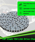 T8F 134 Link Drive Chain Replacement For 50cc 47cc 49cc Dirt Bikes And Mini ATVs Fits SSR Mototec SYX Coolster Taotao