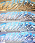 Ultra Bright Dual Row RGB CCT Flexible LED Strip Lights 270 LEDs Per Meter 5050 RGB And 2835 Warm White Daylight White