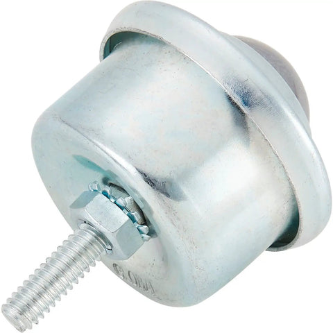 Heavy Duty One Inch Steel Stud Mount Ball For Ball Transfer Conveyor Tables Built Tough with threaded stem for easy installation.