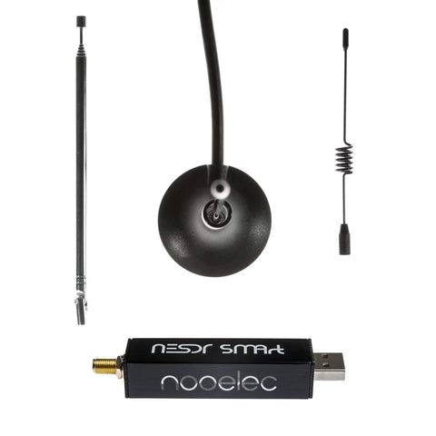 RTL SDR Starter Kit With Premium SDR Dongle Flamingo FM Bandstop Filter Includes 3 Antennas 10 Adapters And Case