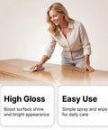 Natural Beeswax Furniture Polish Spray For Wood Tables And Cabinets Restores That Top Shelf Shine used for easy surface cleaning.